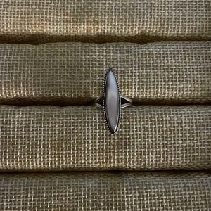 Vintage Navajo mother of pearl ring